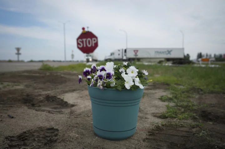 Canada police say bus carrying seniors did not have right away in accident that killed 15