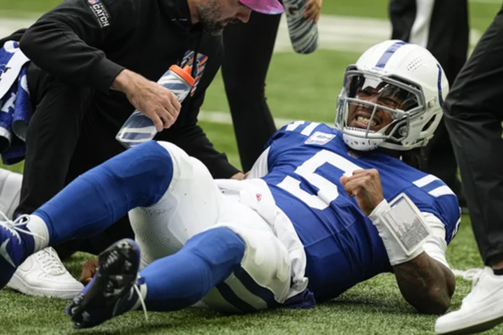 Colts uncertain about the severity of right shoulder injury to rookie QB Anthony Richardson