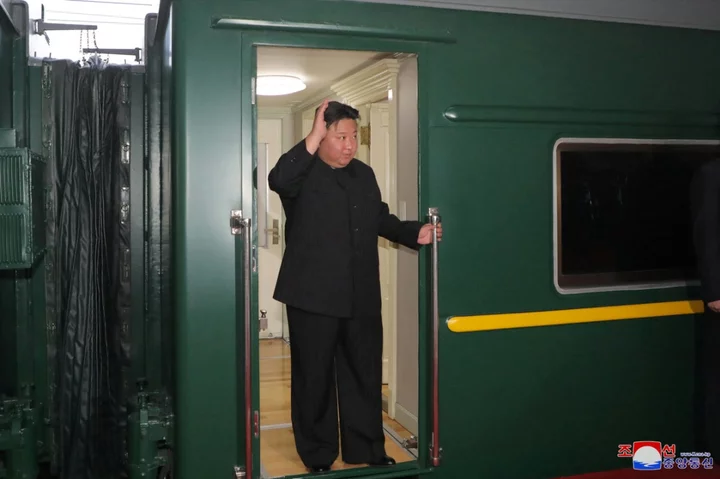Ukraine-Russia war – live: Kim Jong-un’s armoured train arrives in Russia in ‘absolute secrecy’ ahead of meeting with Putin