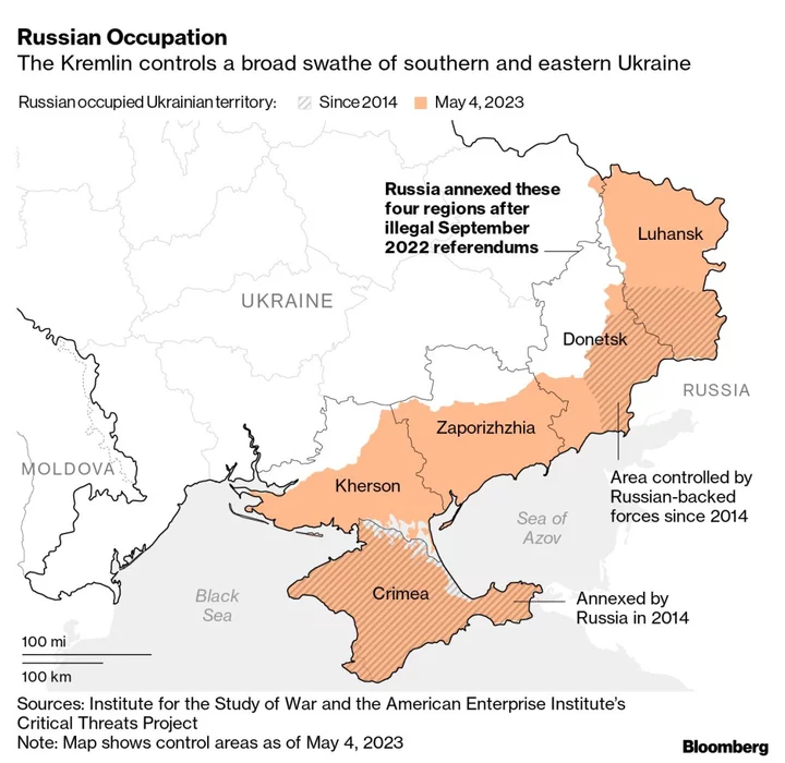 Ukraine Latest: Russian Missiles Downed as Putin Vows Victory