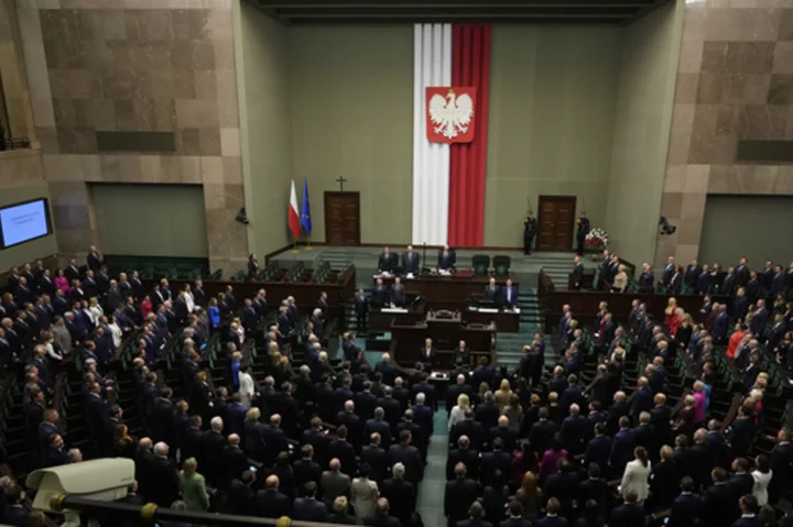 As Poland's new parliament meets, the president wants the outgoing PM to try to form a government