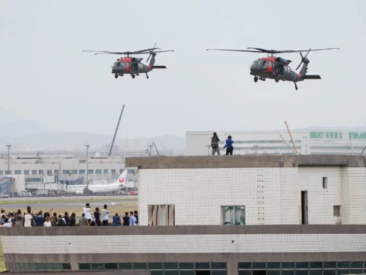 Taiwan's main airport becomes battleground for simulated Chinese invasion