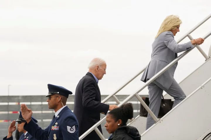 Biden arrives in Hawaii to survey Maui wildfire damage, speak to survivors