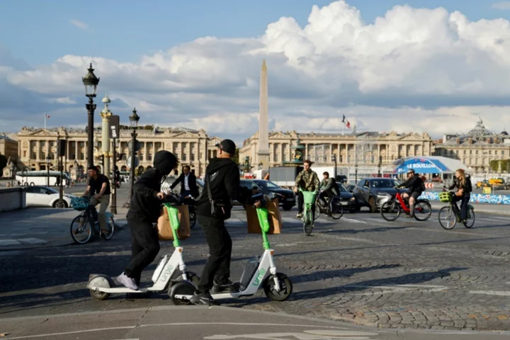 Rented electric scooters vanish from Paris streets