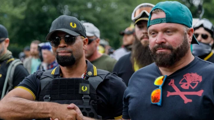 Proud Boy Dominic Pezzola who stormed US Capitol jailed for 10 years