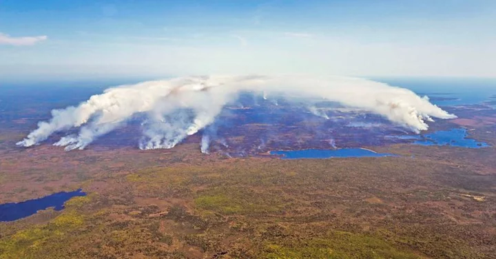 Wildfires spread in eastern Canada, forcing evacuations in coastal Quebec