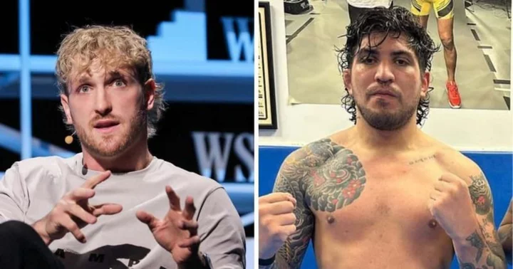 Logan Paul sets Internet ablaze as he throws cake at Dillon Danis during boxing press conference: 'Terrible throw for such a big scary guy'