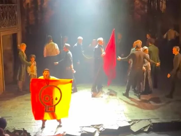 Five people arrested after Just Stop Oil protesters disrupt London performance of 'Les Misérables'