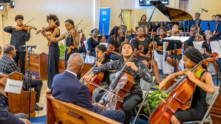 Antigua and Barbuda's youth orchestra plays to inspire