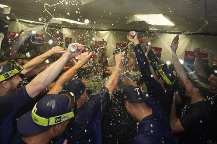 Rangers beat Rays 7-1 for Wild Card Series sweep behind Garcia and Carter home runs