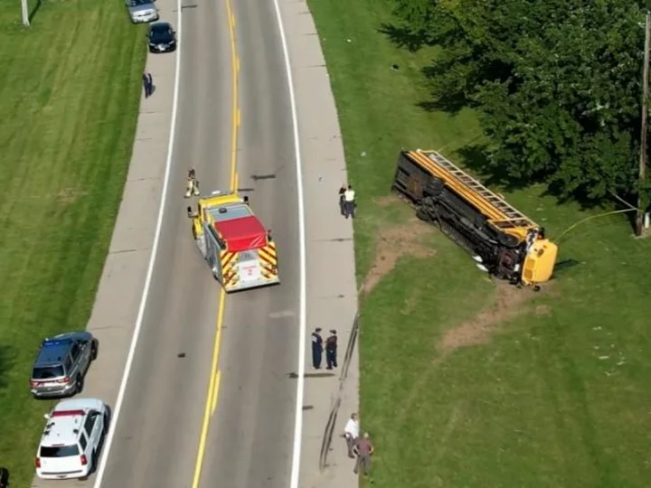 1 student killed, 23 taken to hospital in Ohio after school bus crash the first day of classes