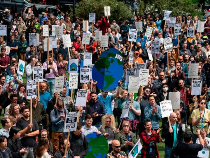 Amazon corporate workers stage walkout, citing 'lack of trust' in leadership