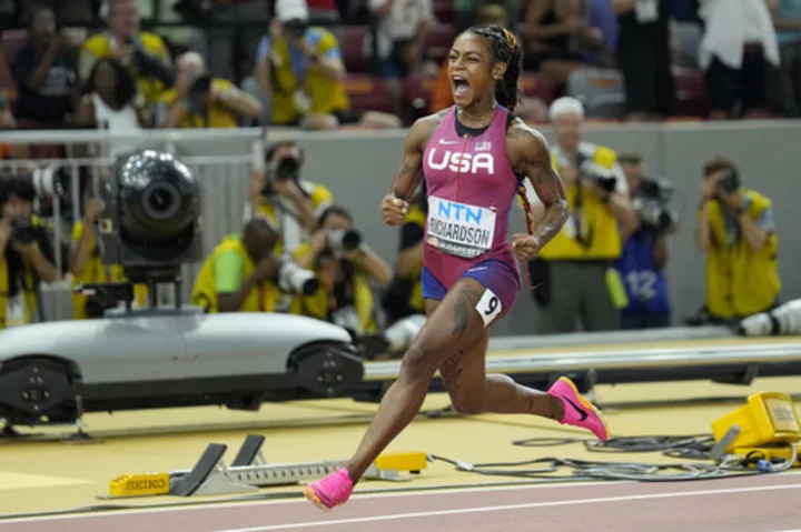 Sha’Carri Richardson caps comeback by winning 100-meter title at worlds