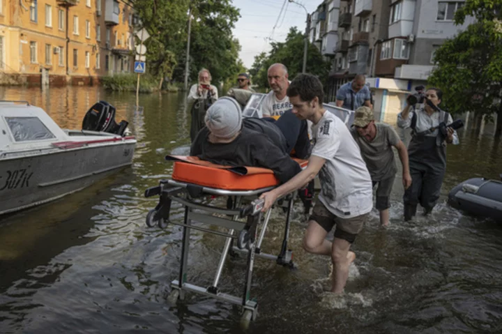 UN aid chief says Ukraine faces `hugely worse' humanitarian situation after the dam rupture