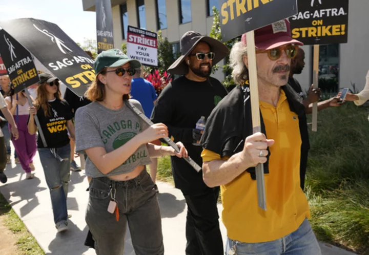 Actors and writers strikes enter second week with no signs of a deal to get Hollywood working again