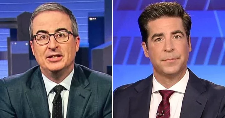 John Oliver rips into Fox's Jesse Watters as he finally addresses Israel-Hamas war in 'Last Week Tonight'