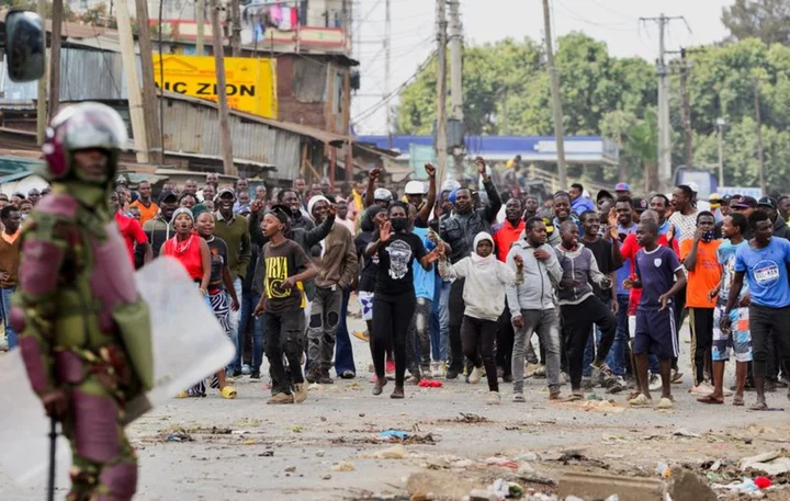 Protesters hurl rocks at Kenyan police as three-day tax protest begins