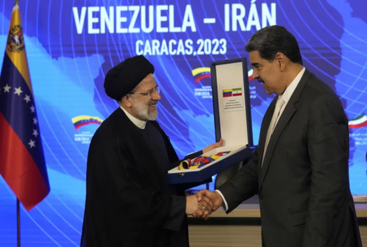 Iran's president begins Latin America tour with stop in Venezuela