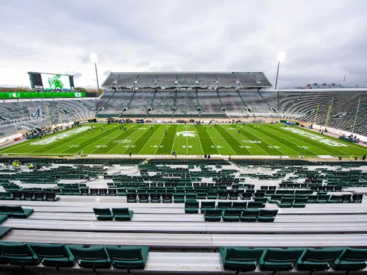 Michigan State apologizes for displaying picture of Adolf Hitler on the videoboard before a football game