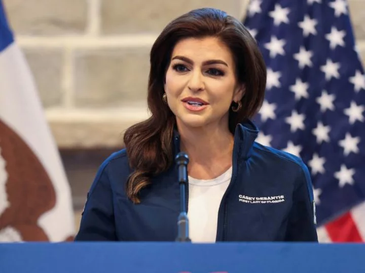 Casey DeSantis charms Iowa Republicans at first solo campaign trail event