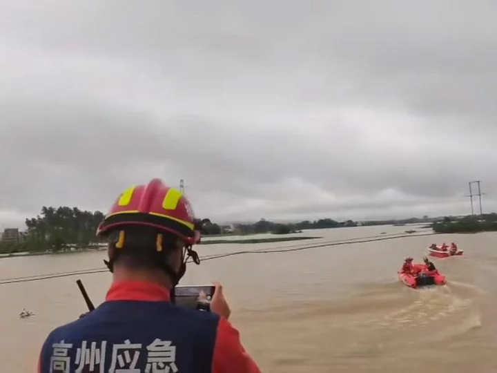 More than 70 crocodiles set loose by heavy flooding in southern China