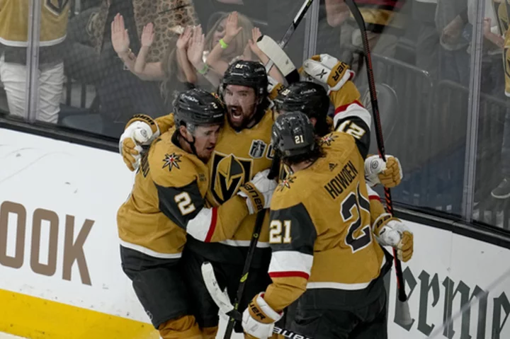 Vegas Golden Knights come back to beat Florida Panthers in Game 1 of Stanley Cup Final