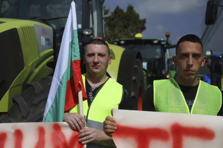 Farmers across Bulgaria protest against Ukrainian grain as EU divide grows