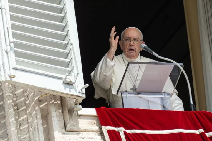 Pope Francis laments 