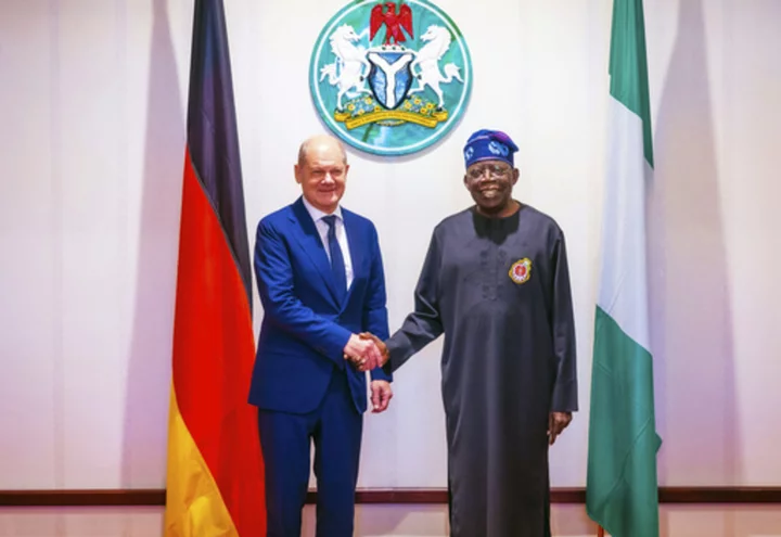 Trade tops the agenda as Germany's Scholz meets Nigerian leader on West Africa trip