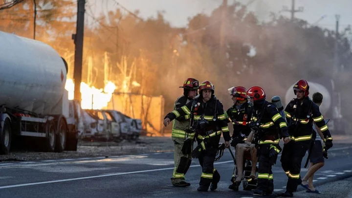 Huge blasts at Romania fuel station kill one and injure dozens