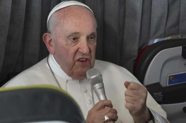 Pope discusses health, his ditched peace prayer in Fatima and LGBTQ+ Catholics in airborne briefing