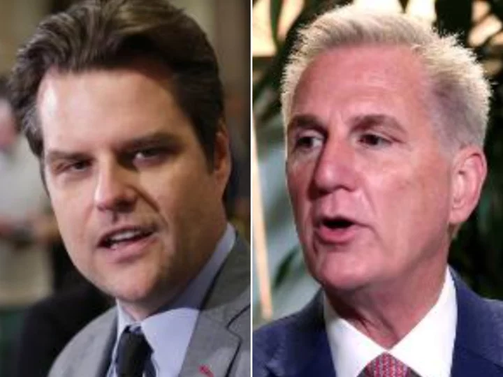 Matt Gaetz says he will attempt to oust Kevin McCarthy from the speakership this week