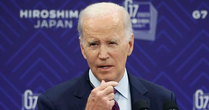 Did Joe Biden sniff a little girl? President pretends to gobble up child in mom's arms while on tour, internet calls it 'inappropriate'