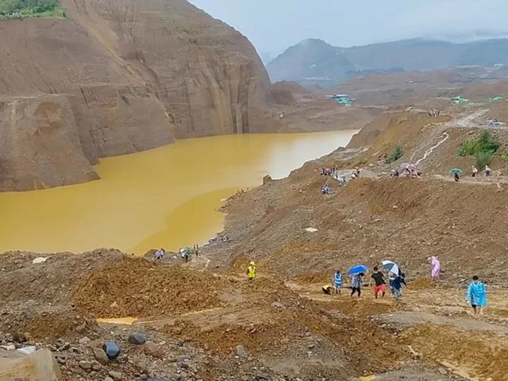 At least 32 dead after landslide at Myanmar jade mine