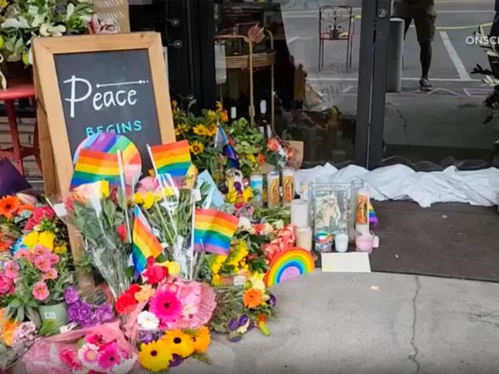 A Californian was killed after an argument over a Pride flag hanging outside her clothing store, deputies say