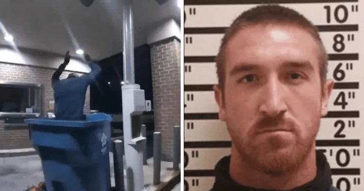 Who is Tristan Heidl? Ohio bank robber arrested after he hilariously falls into recycling bin during botched escape