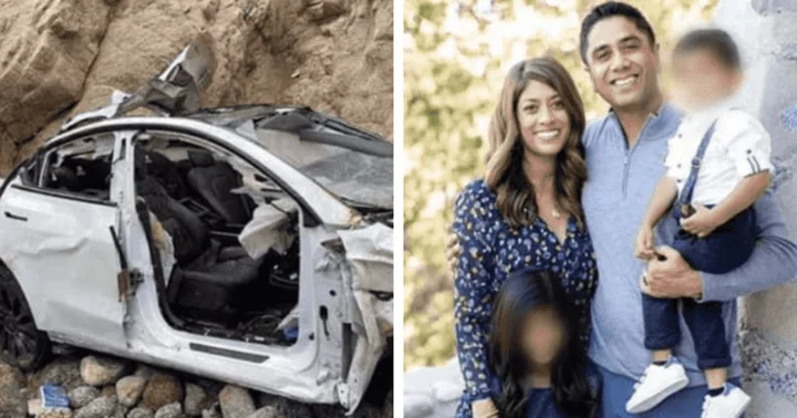 Dharmesh Patel: California doctor claims mechanical glitch caused car to go off cliff but wife says he 'purposely drove off'