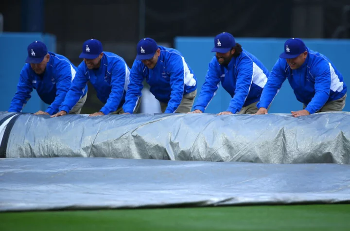 Dodger Stadium is literally underwater after Hurricane Hilary