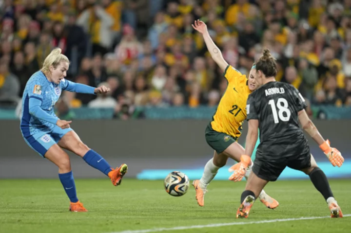 England beats Australia 3-1 to move into Women's World Cup final against Spain