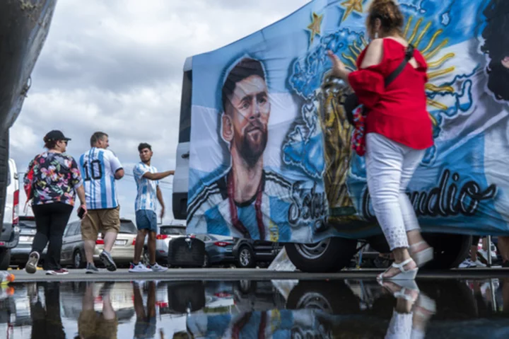 Messi not in Miami's starting lineup, misses warmups for first Major League Soccer match