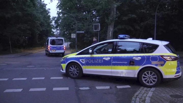 German police search for a lion suspected of being on the loose in Berlin's suburbs