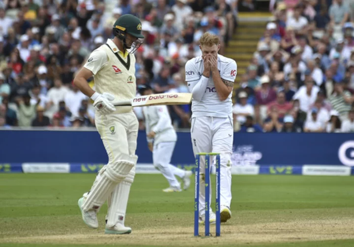 Cummins smashes 44 to lead Australia to 2-wicket win over England in Ashes classic at Edgbaston