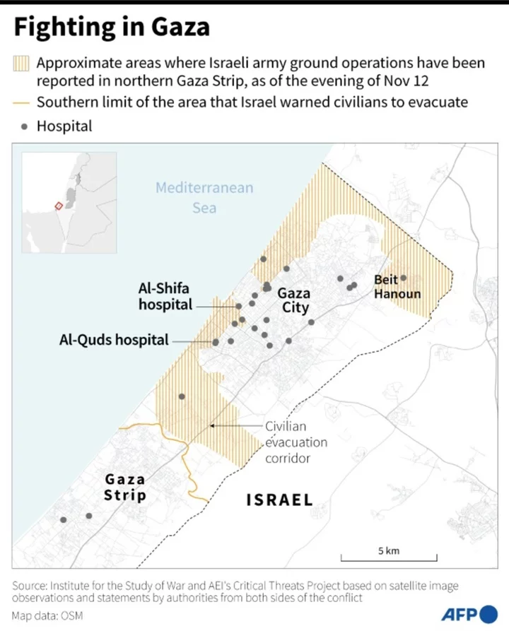 Alarm as Israel raids Gaza hospital in war on Hamas