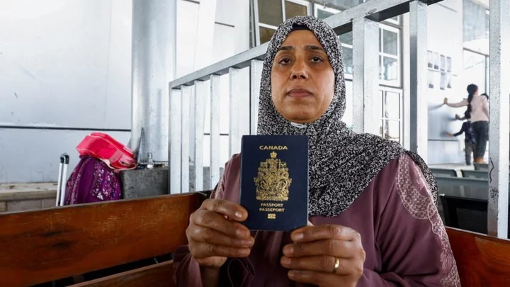 Dozens of Canadians have left Gaza but hundreds remain