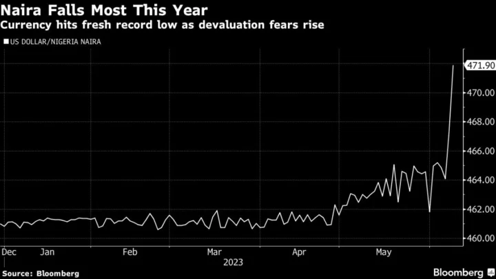 Nigerian Bonds Surge After Central Bank Chief’s Weekend Ouster