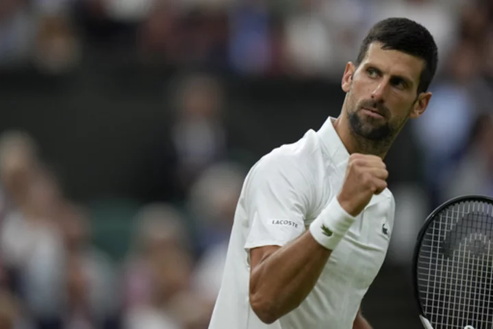 Novak Djokovic defeats Jannik Sinner at Wimbledon to reach the final and near an eighth title