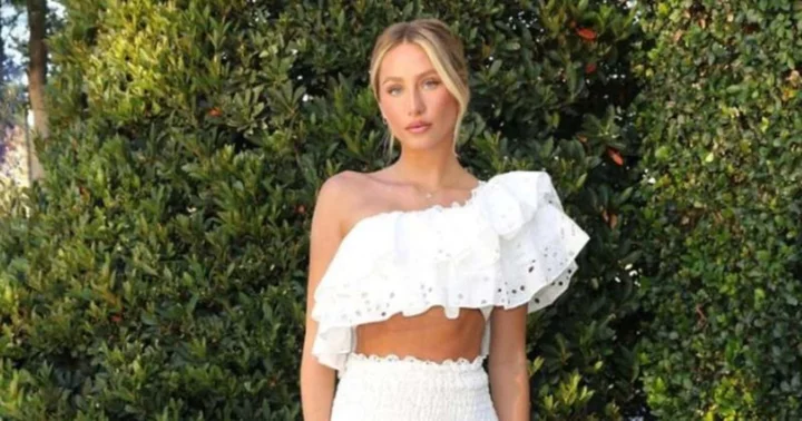 Alix Earle celebrates college graduation with boyfriend Braxton Berrios in stunning white dress